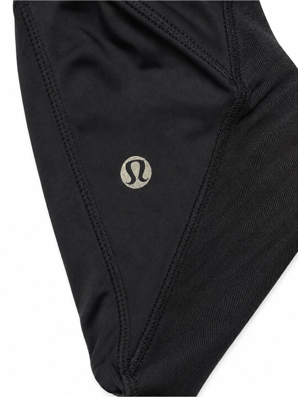 Lululemon Run Inspire Crop Leggings Black Reflective Mesh Size 4